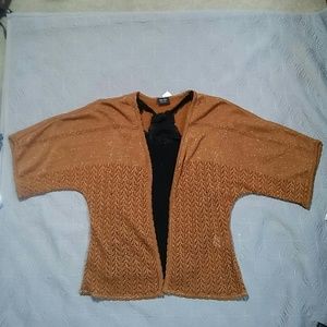 💐2/$20 Sparkly gold cardigan sweater.
